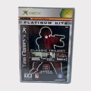 Tom Clancy's Classic Trilogy (Microsoft Xbox, 2004) Complete